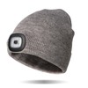 Night Scope Classic LED Rechargeable Knit Beanie Warm Head Light