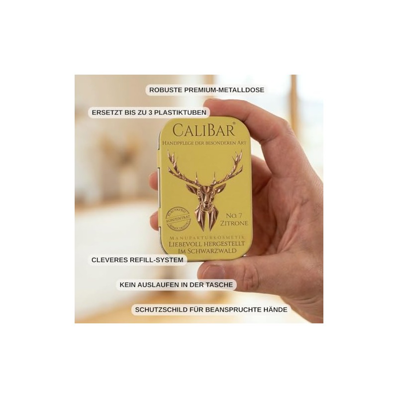 Calibar No. 7 Lemon - Solid Hand Cream - Hand