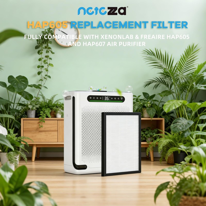 Netezza HAP607 HAP605 Replacement Filters Compatible with FreAire and XenonLab