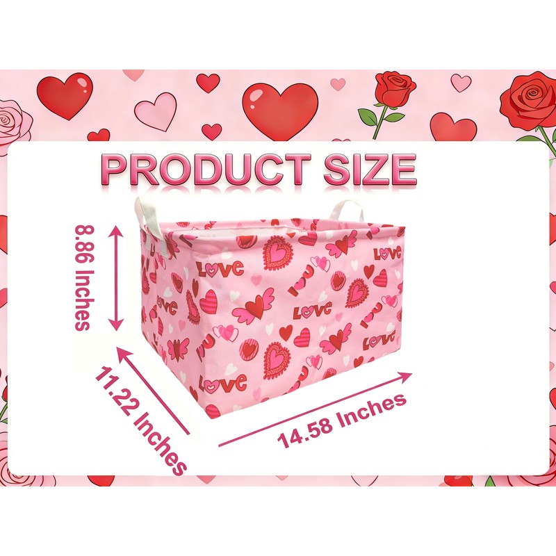 TUZIANAN Valentines Day Baskets for Gifts Empty, Gift Baskets for