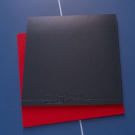 TIBHAR Table Tennis Rubber Flat Racket Rubber Evolution Black