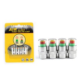 ULTECHNOVO 12pcs Car Tire Pressure Monitor Caps Accurate Sensor Indicator for Standard SUV Cars Coded Pressure Warning for Safe Driving Easy Installation