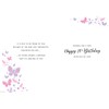 Modern Milestone Age Birthday Card 21st Daughter - 9 x