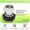 Electric Pressure Washer Coupler, Garden Hose Adapter,3/4inch Pressure Washer Metal