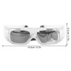 AntiExplosion Basketball Glasses Football Goggles UV Protection Sport Eyeglasses(White )