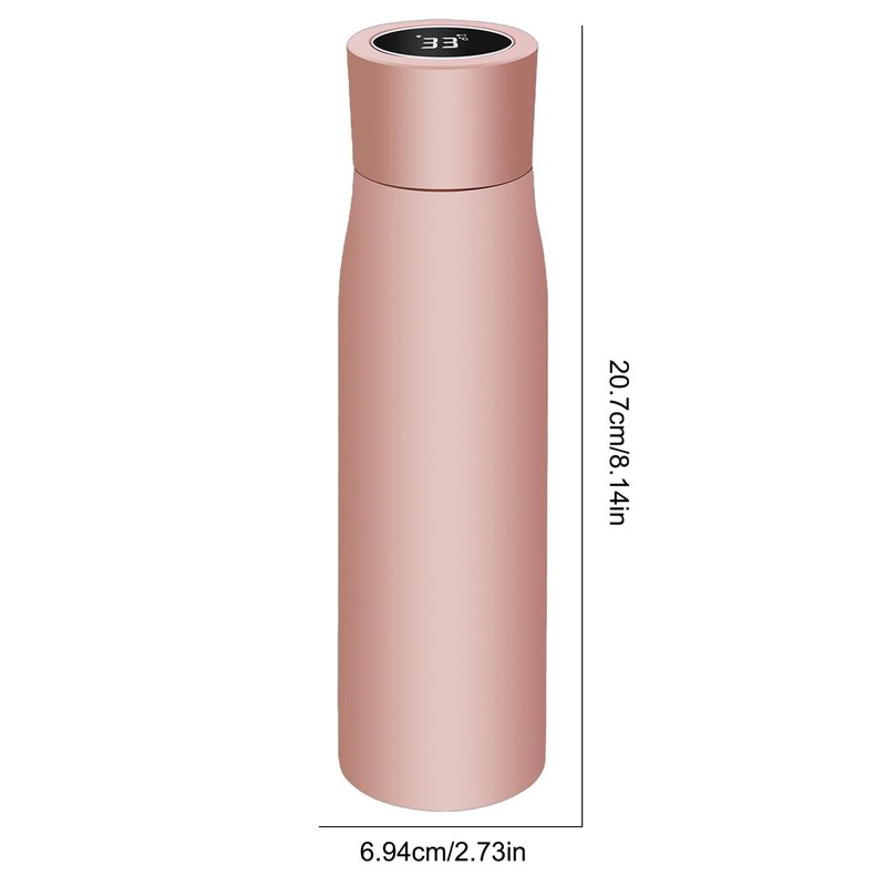 Smart Water Bottle - Temperature Display LED Thermal Bottle with
