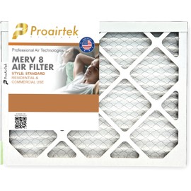 Proairtek AF14181M08SWH Model 14x18x1 Air Filter, MERV 8; Ideal for Anyone Wanting Clean, Crisp Air in Their Home