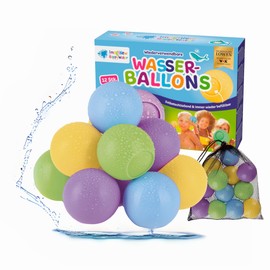 ImagiNew Pack of 12 Reusable Water Bombs | The Ultimate Summer Fun, Easy to Use Without Tangle Self-Closing | Water Toy for Children and the Whole Family