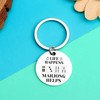 Mahjong Keychain Funny Gifts for Mahjong Lovers Friends Family Jewelry