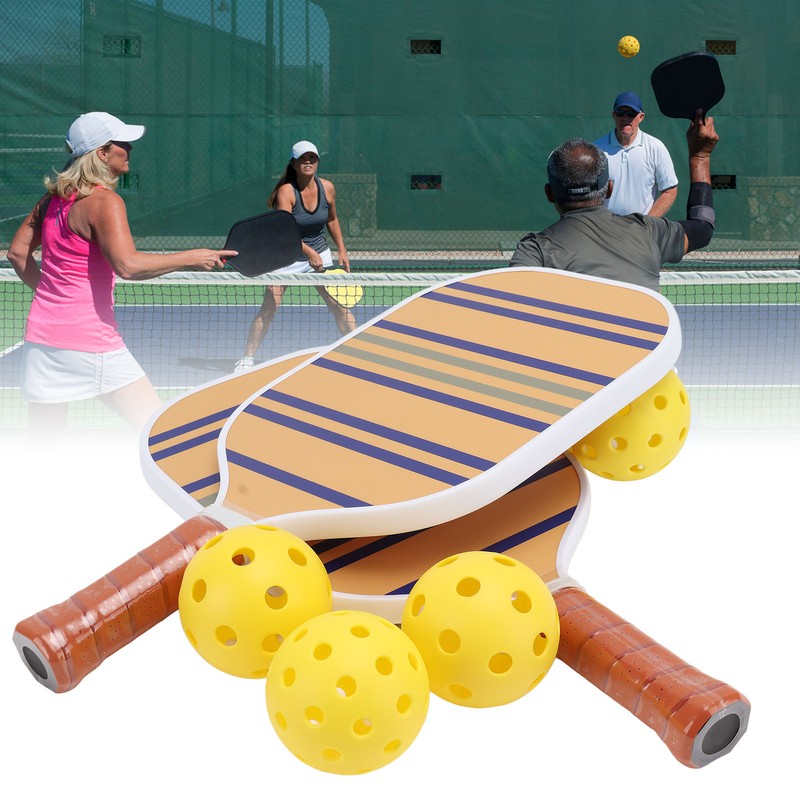 Fiberglass Surface Pickleball Paddles Set Honeycomb Core Pickleball Rackets Set