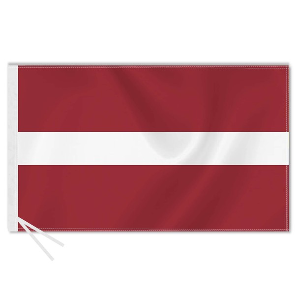 Large Latvia Flag,3x5 FT Latvian 75D Outdoor Banner,Latvians Decor for