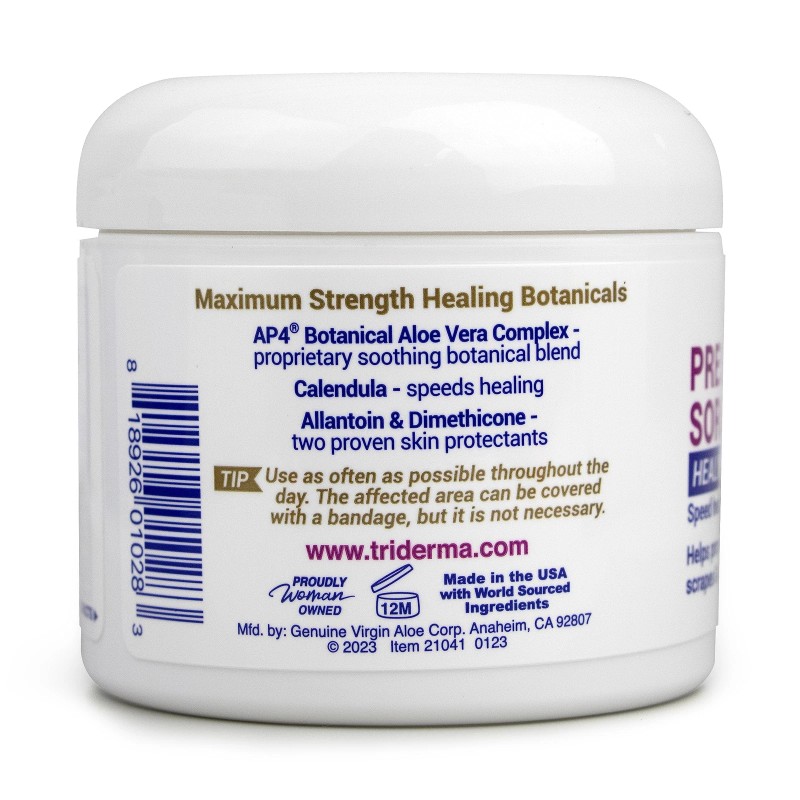 TriDerma Pressure Sore Relief Cream FSA Eligible Fast Healing Calendula