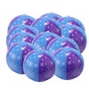 12pcs Inflatable Beach Balls, 8.66in Purple & Blue Winter Snowflake