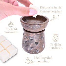 Interluxe Duftmelt Wachsmelt Duftwachs Savanne duftendes Wachs Duft Melt duftend Waxmelt 100% pflanzlich Duftwachswürfel Wachs mit Duftöl