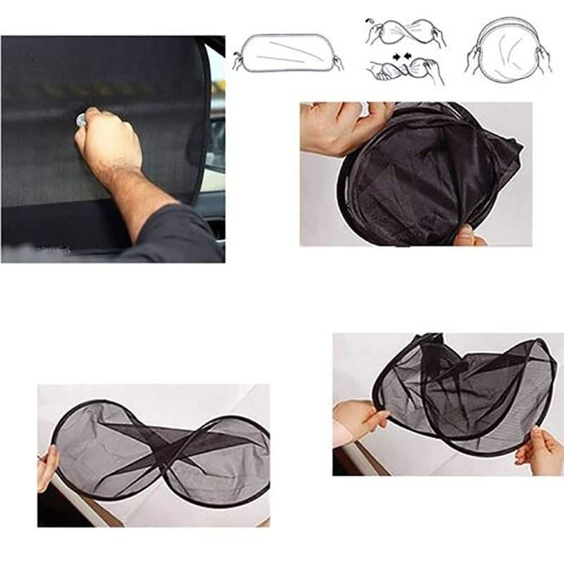 AIMALL 2 Pack Car SUV Sun Shade Side Rear Window