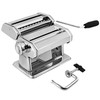 GOURMEX Pasta Maker Machine Stainless Steel Manual | With Adjustable