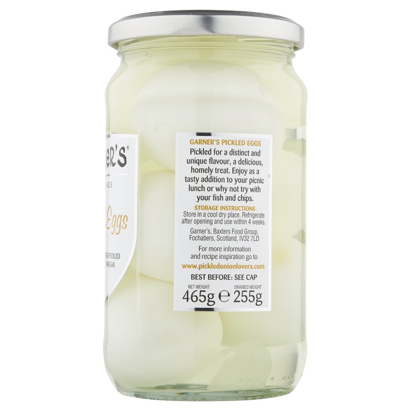 Garner's Free Range Pickled Eggs, 465g