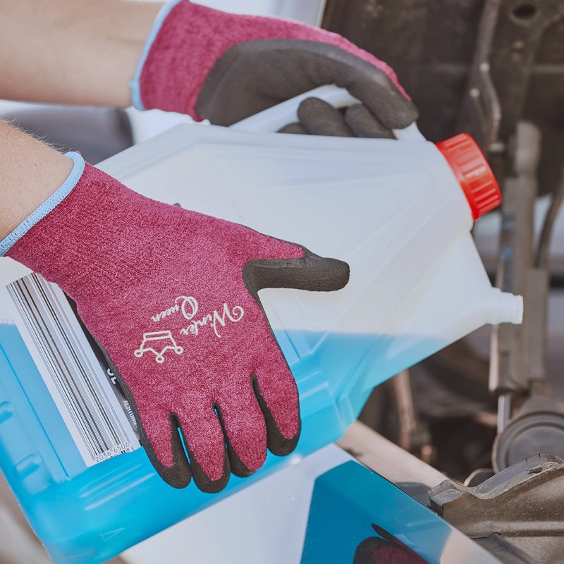 Gebol Winter Queen Fluffy Work Gloves in Trendy Colour Against