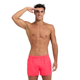 Arena Men's Fundamentals Beach X-Shorts,Fluo Red-dark Olive,XXL
