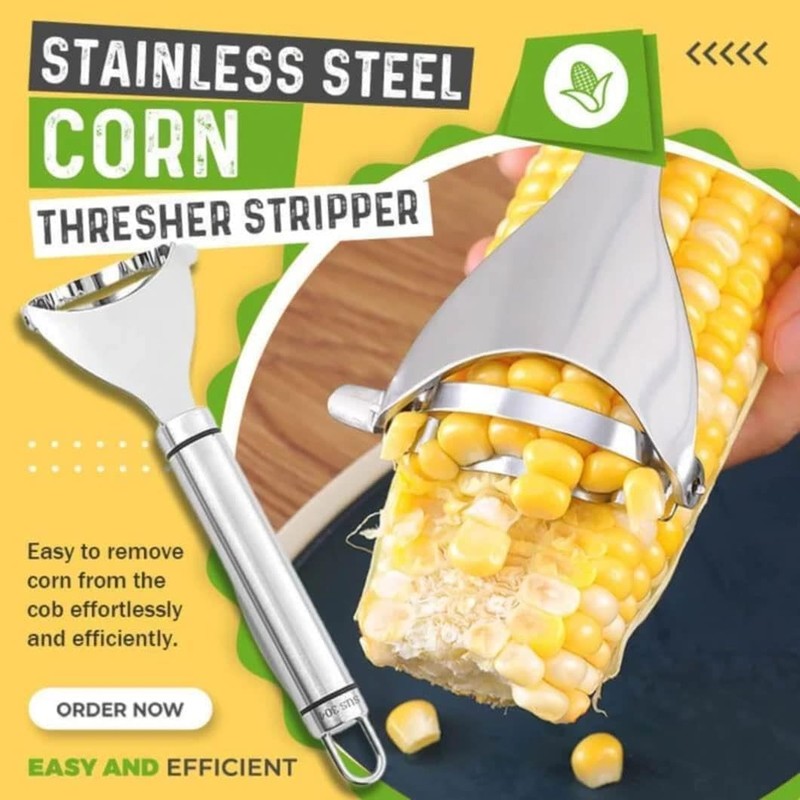 3Pcs Magic Corn Cutter Peeler, Corn Stripper Cob Stripper Tool,