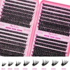 Selawasty Lash Clusters 616pcs Natural Lash Extension Individual Cluster Eyelash