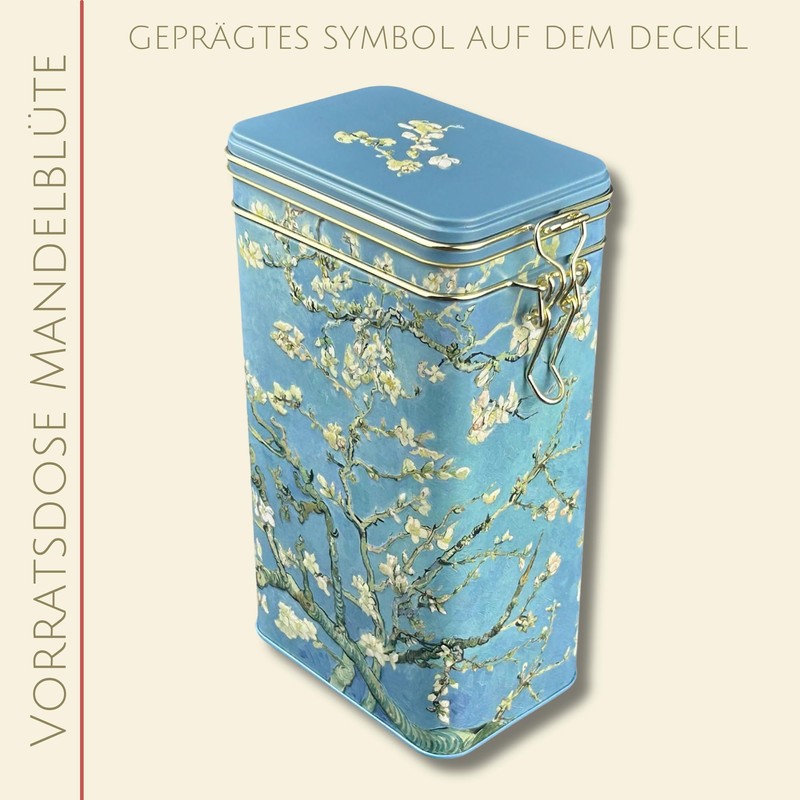 MediMuc Coffee Canister - Almond Blossom - Tea Canister -Fridolin