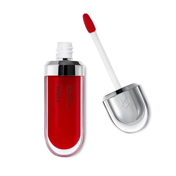 KIKO MILANO - Brillo de labios 3D Hydra para un aspecto 3D | 13 colores | sin crueldad | no comedógeno | maquillaje profesional | fabricado en Italia, Cherry Red