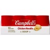 Campbell's Condensed Chicken Noodle Soup, 10.75 oz Cans, 12 Pack.