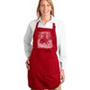 LA POP ART Word Art Apron - Popular Horse Breeds
