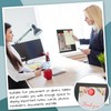 Fainne Magnetic Bulletin Board with Easel Stand Mini Black Magnet