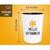 Friendship Shot Glass 1.5oz -Hello Vitamin D - Bestie BFF