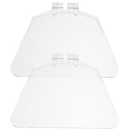 Angoily 2pcs Bench Grinder Eye Shield, Bench Grinder Protective Shields, 304 Stainless Steel Grinder Shield Angle Grinder Protective Cover for Bench Type 125/150 Grinders Eye Shield