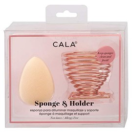 Cala Nude teardrop sponge & holder