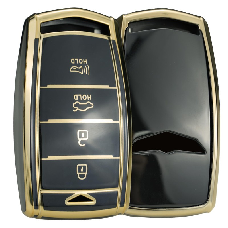 TECART Key Case Fit for Genesis G70 G80 Soft TPU
