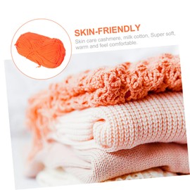 IWOWHERO 50g Milk Cotton Yarn Ideal for Knitters Crocheters Soft Warm and Durable Great for Sweaters Hats Scarves (50g)