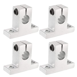 HiPicco 4pcs SK10 Aluminum Linear Rod Rail Shaft Support 10mm Linear Motion Guides for CNC 3D Printer