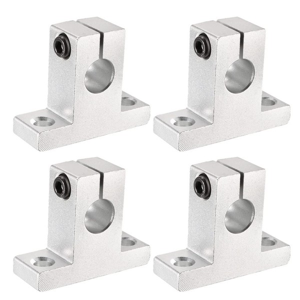 HiPicco 4pcs SK10 Aluminum Linear Rod Rail Shaft Support 10mm