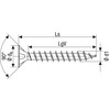 Spax universal screw, 1081020350403