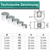 Stop Clamp Made of Stainless Steel V4A - Rope Clamp