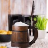 Green Dragon Wooden Beer Mug, Lord Beer Stein, Game Gift,