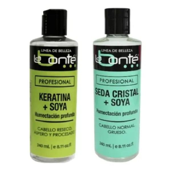 La Bonté Kit Keratina Y Seda Cristal Con Soya 240ml