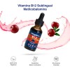 2 Pack Vitamina B12 Metilcobalamina Arandano 600 Tomas 30 Ml