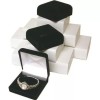 FindingKing 12 Black Flocked Watch & Bracelet Jewelry Gift Boxes