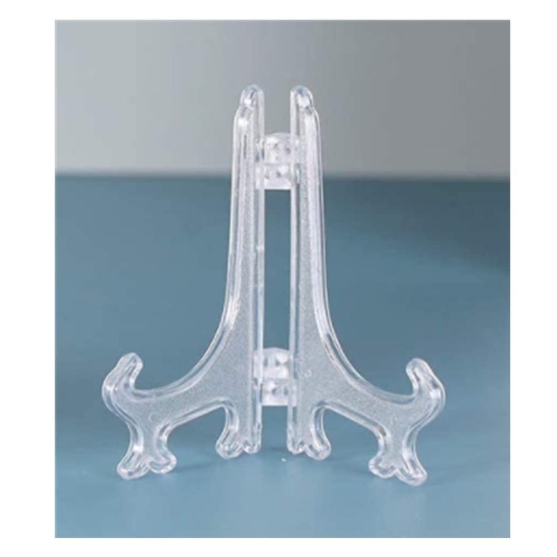 Naisfei 15 Pieces Plastic Acrylic Display Stand, Plastic Easels or