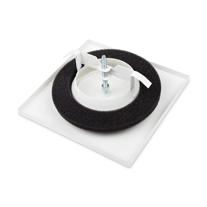 calimaero® TVQA 100 mm Exhaust Air Disc Valve Square Ventilation