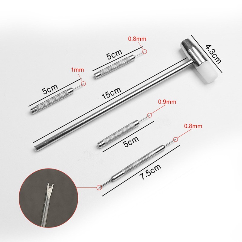 Watch Band Adjustment Tool Set, Pin Removal Tool, Belt Replacement,