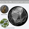 Rubber Fishing Net Replacement Netting for Fly Fishing Landing Net,
