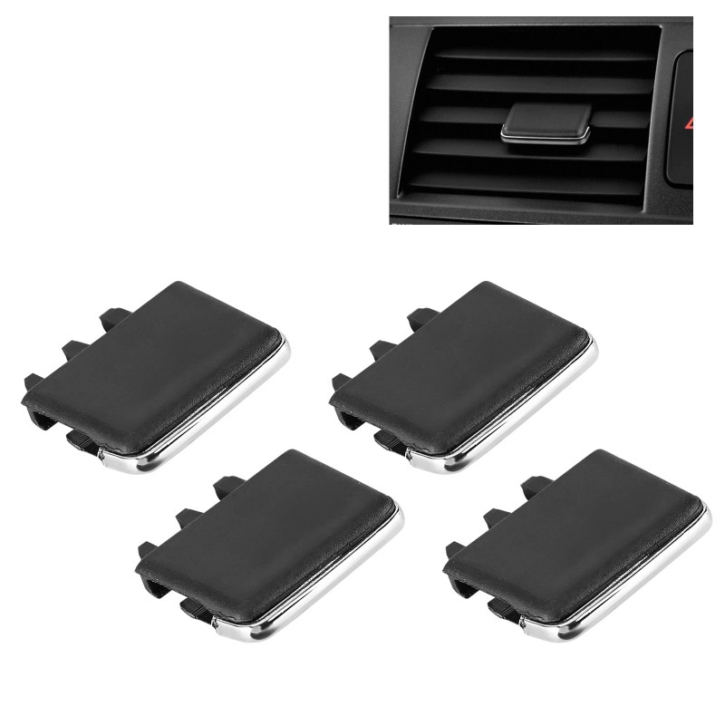 autopilotsolutions 4pc Professional Car Front Center Ac Vent Air Conditioning