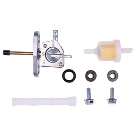 Dowfane Gas Tank Fuel Petcock Valve Compatible with Honda XR200R XR250R XR350R XR400 XR500R XR600R XR650 1981-2003