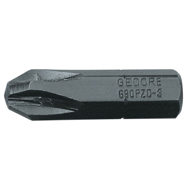 GEDORE 6553090 Screwdriver Bit 690 PZD 1/4 PZ3 25 mm